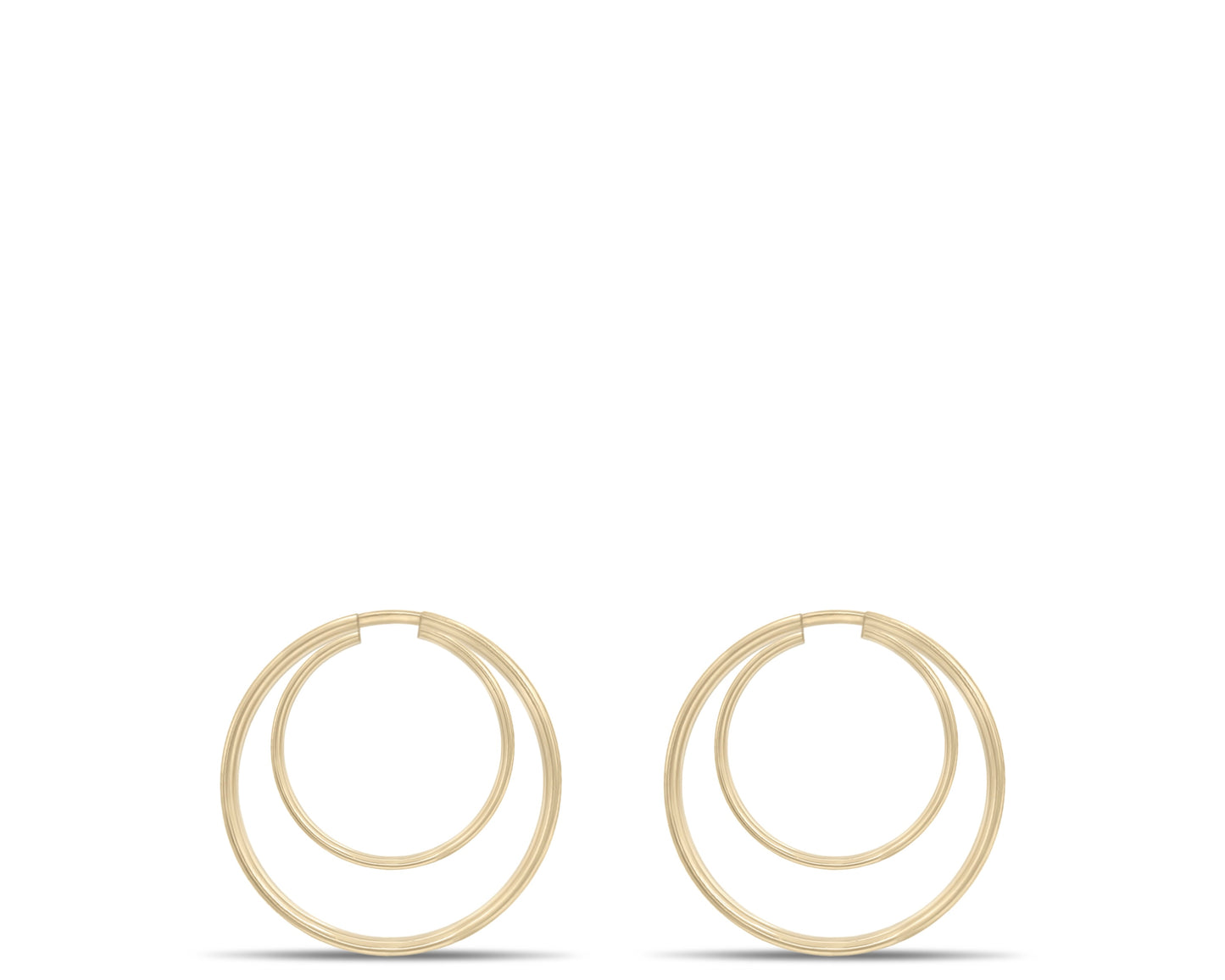 Double hoop earrings