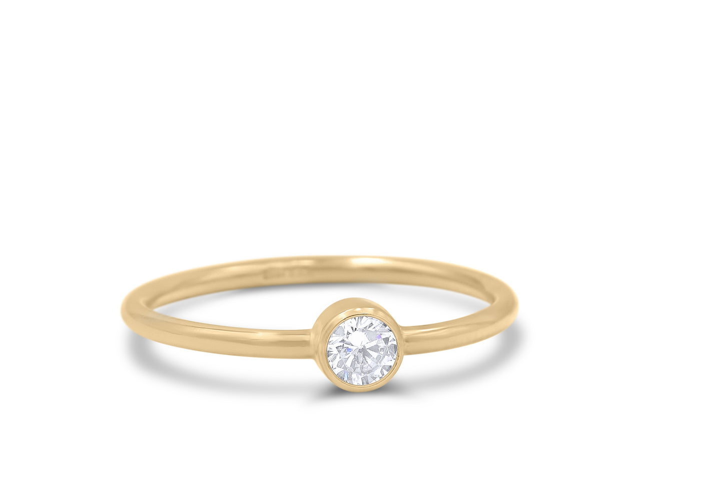Cubic zirconia ring