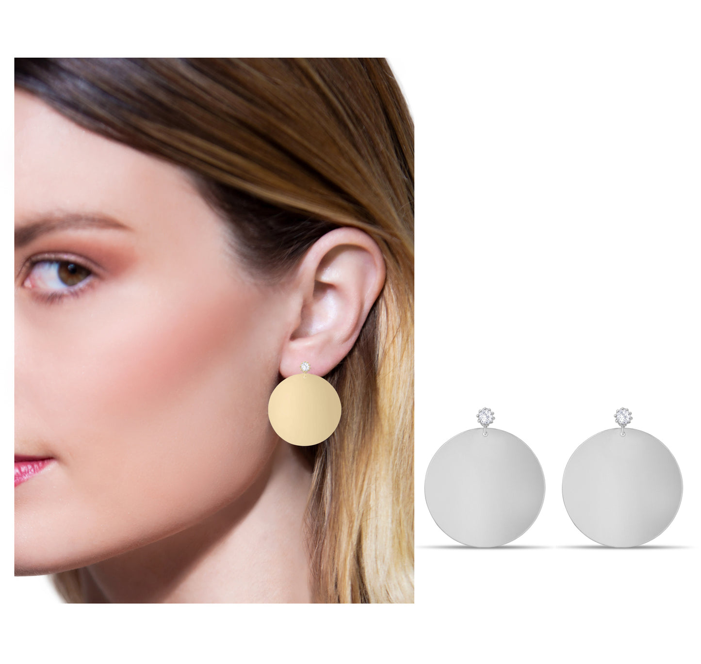 Circle earrings