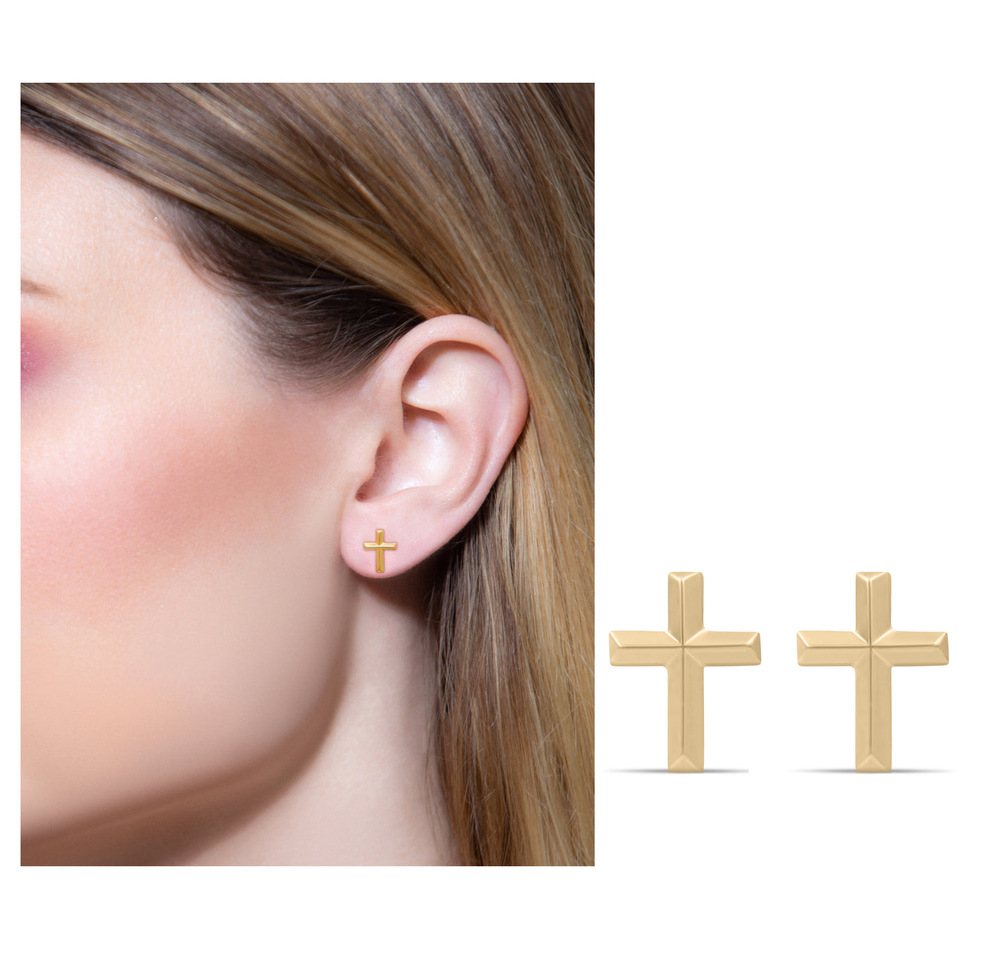 Cross studs