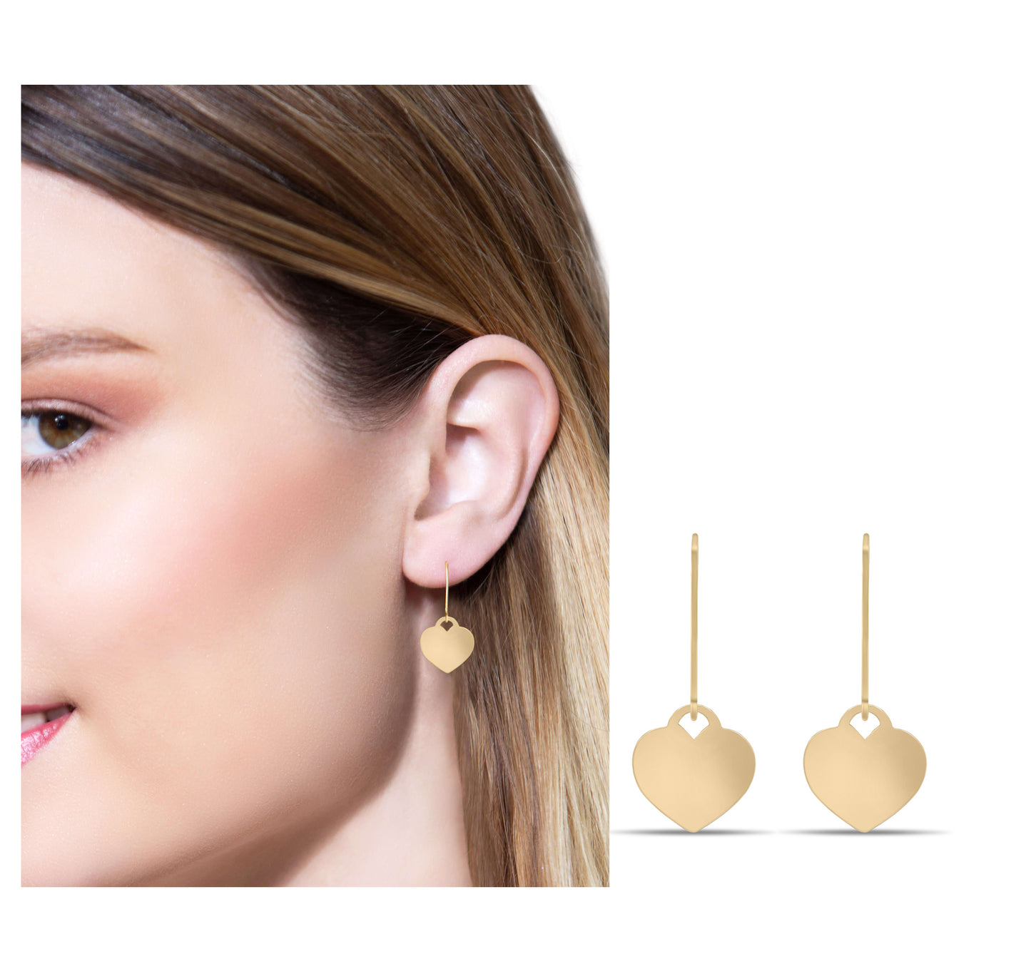 Heart earrings