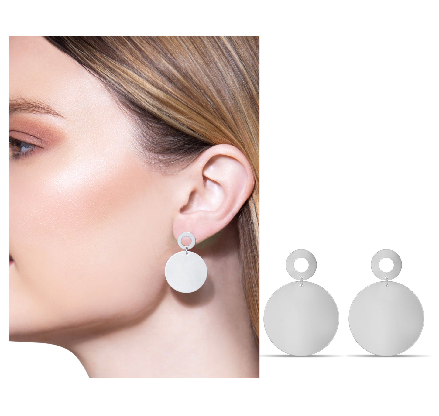 Circle earrings