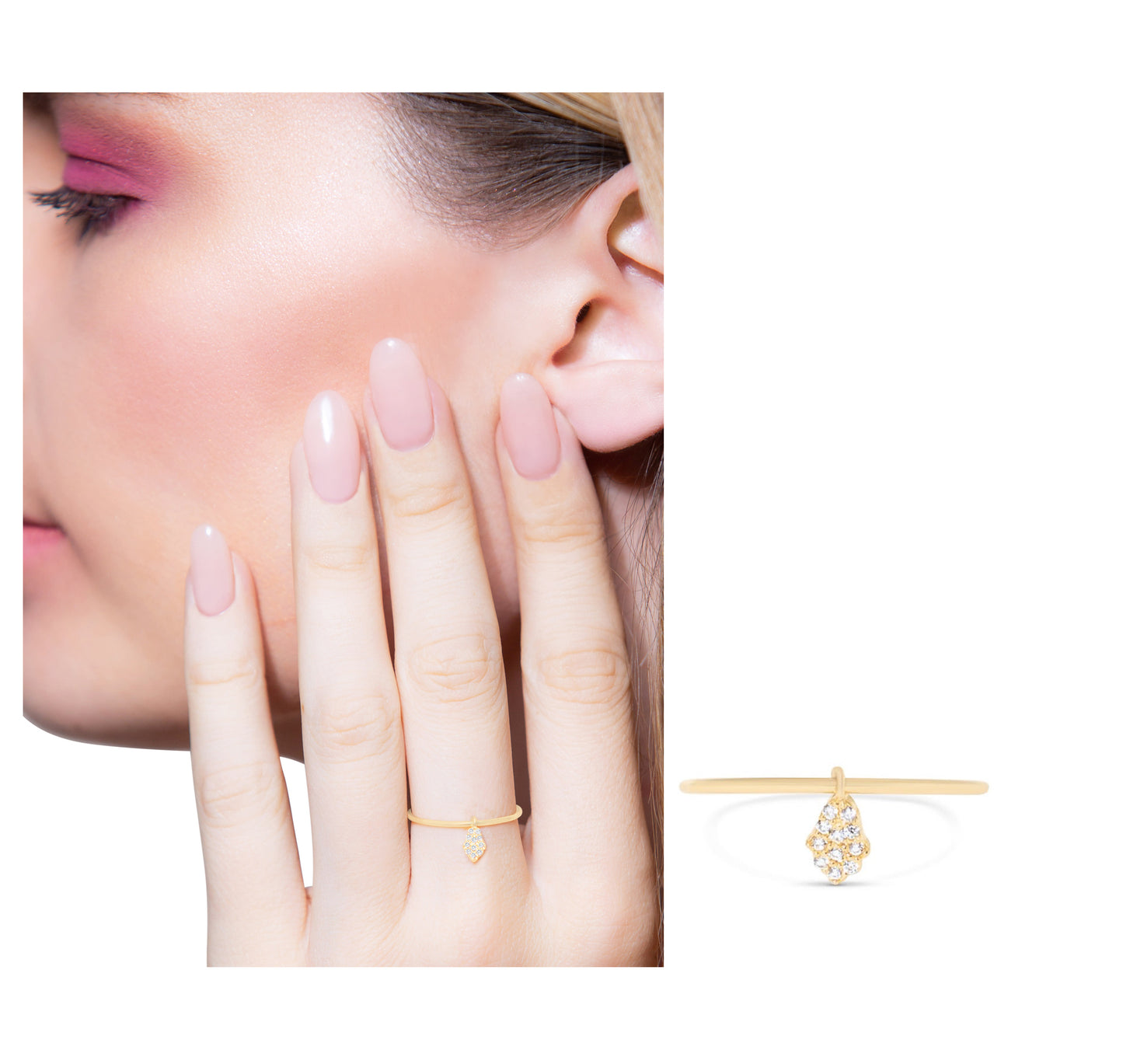 Hand of god , Hamsa , ring