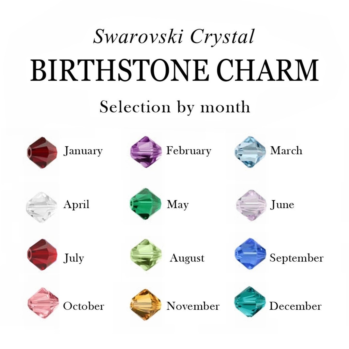 Birthstone earrings
