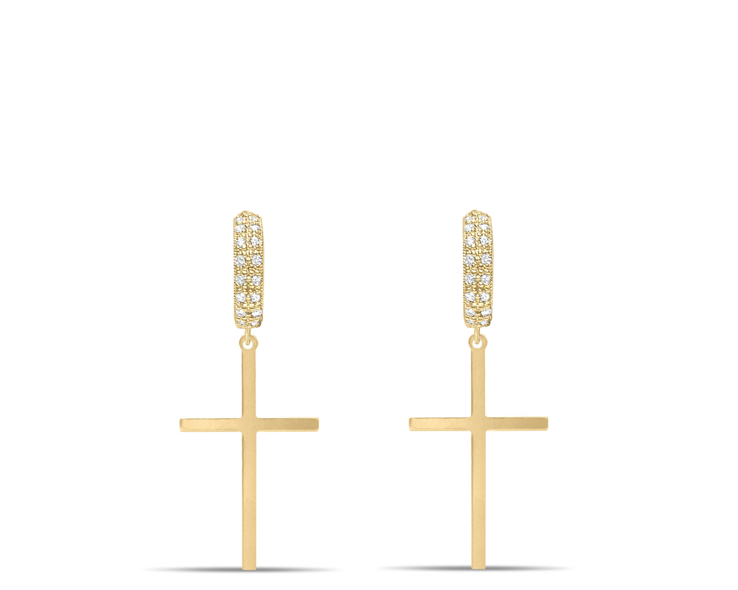 Cross earrings