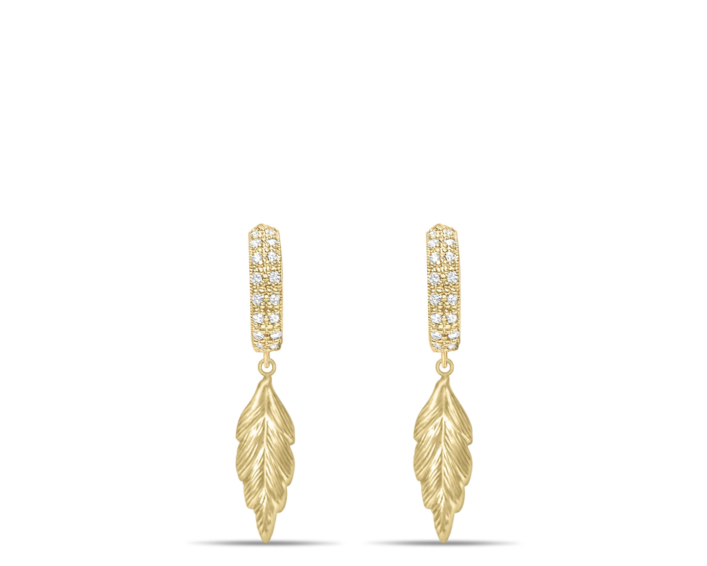 Leaf earrings