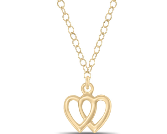 Double heart Necklace