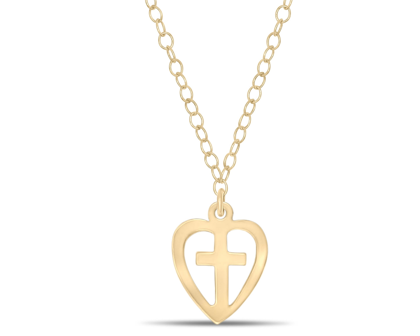 Heart with cross Necklace