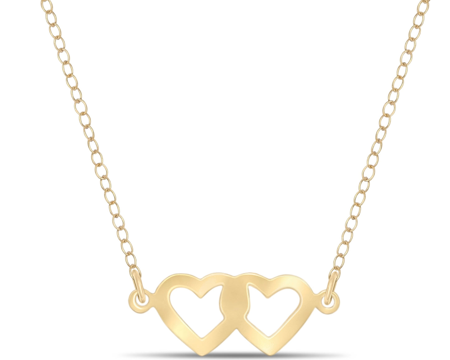 Double Heart Necklace