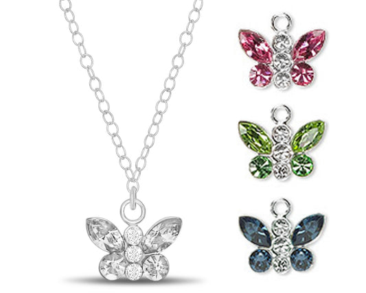 Crystal Butterfly Necklace