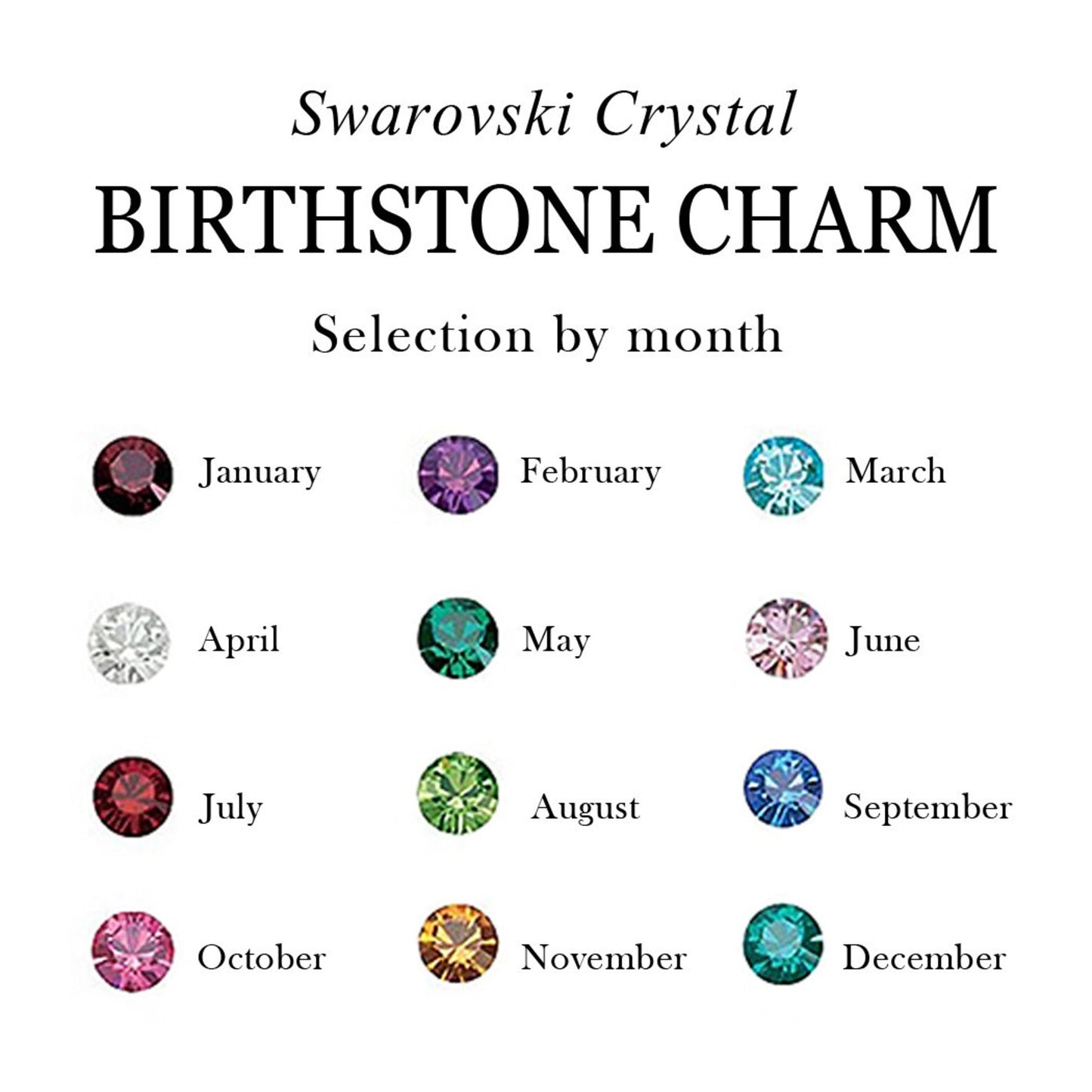 Initial Birthstone Necklace