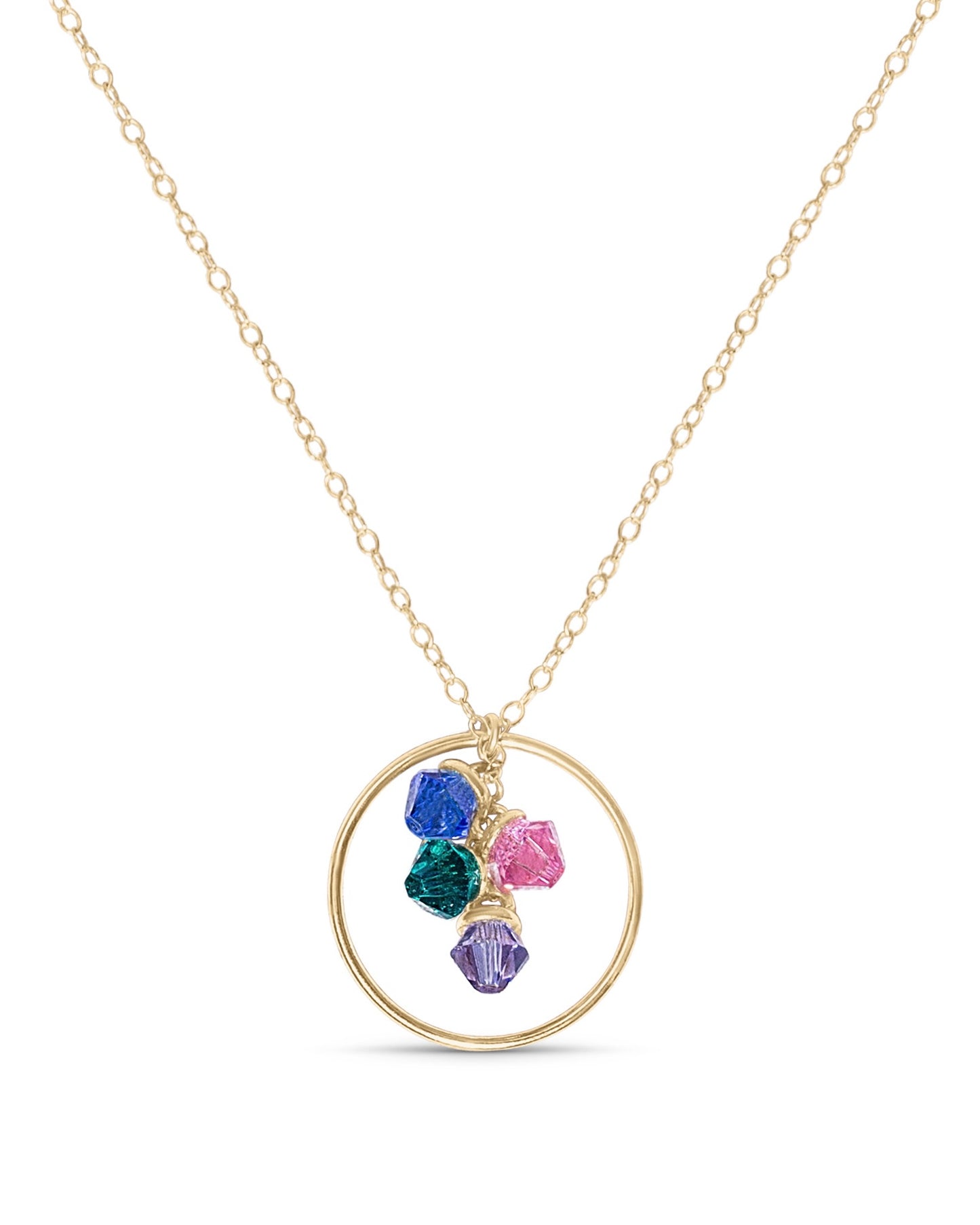 Birthstone Necklace for Mom/ Grandma