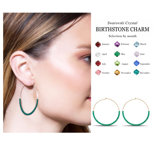 Birthstone earrings